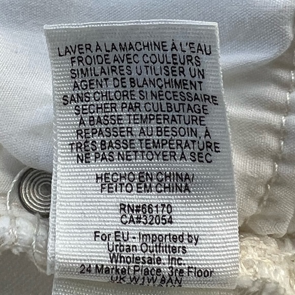 Free People High Rise Busted Skinny Jeans White Sz:25 - Picture 14 of 16